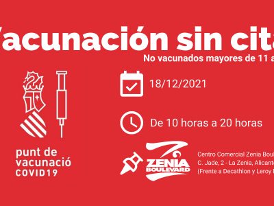 La Zenia Boulevard acoge este sábado una nueva vacunación masiva