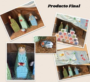 El Colegio Nuestra Señora del Carmen de Orihuela crea un belén sostenible