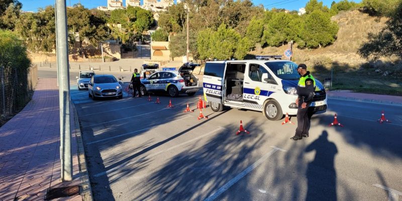 La Policía Local de Rojales realiza 473 pruebas de alcoholemia y drogas