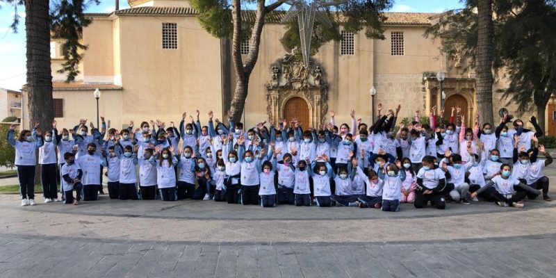 Escolares de Orihuela participan en un vídeo para poner en valor su patrimonio