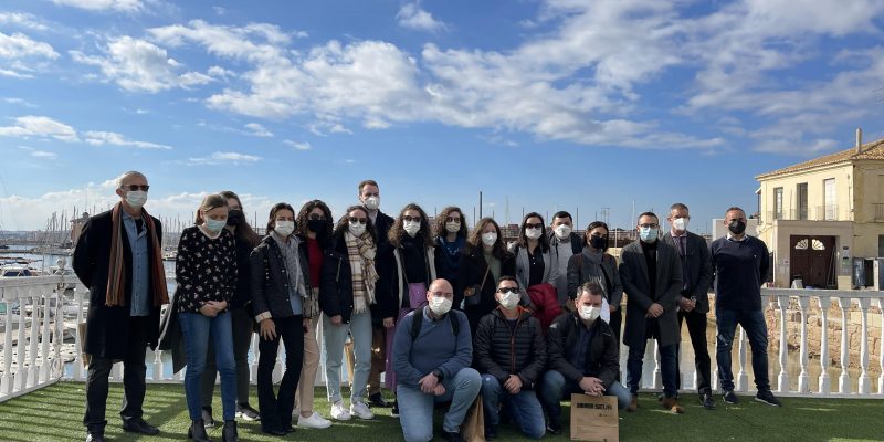 Estudiantes brasileños que imparten un máster en la UA visitan Torrevieja