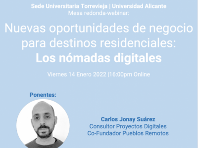 La sede de la UA en Torrevieja acoge un debate sobre los nómadas digitales