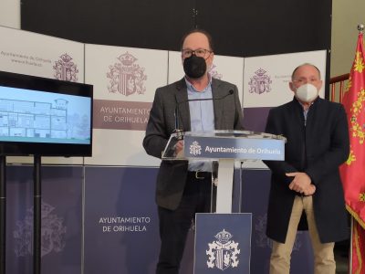 Orihuela impulsa la rehabilitación de la Caja de Monserrate y el Palacio de Rubalcava