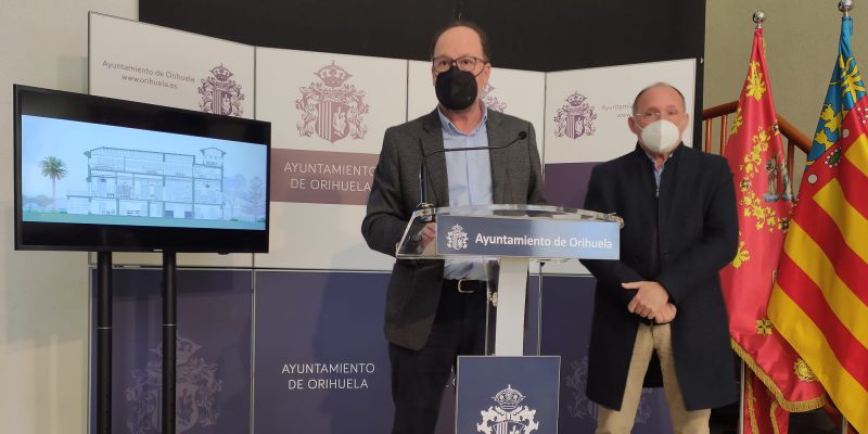 Orihuela impulsa la rehabilitación de la Caja de Monserrate y el Palacio de Rubalcava