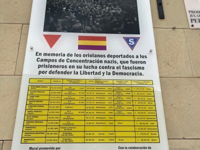 Homenajean a los oriolanos deportados y asesinados por el nazismo