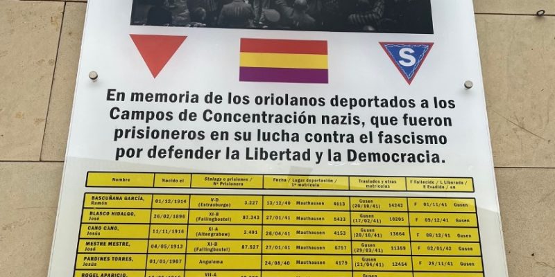 Piden a los Ayuntamientos de la Vega Baja que reconozcan a sus víctimas del nazismo