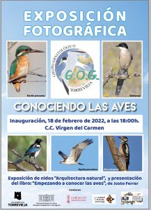 Torrevieja inaugura mañana la exposición 'Conociendo las aves'
