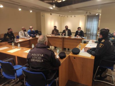 El Ayuntaiento de Orihuela celebra la Junta Local de Seguridad