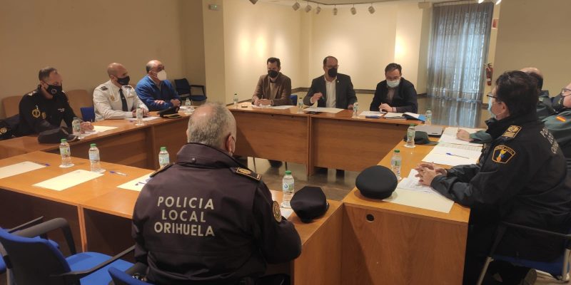 El Ayuntaiento de Orihuela celebra la Junta Local de Seguridad