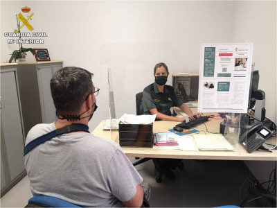 La Guardia Civil de Alicante extiende el servicio de cita previa a toda la provincia