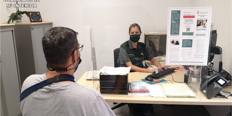 La Guardia Civil de Alicante extiende el servicio de cita previa a toda la provincia