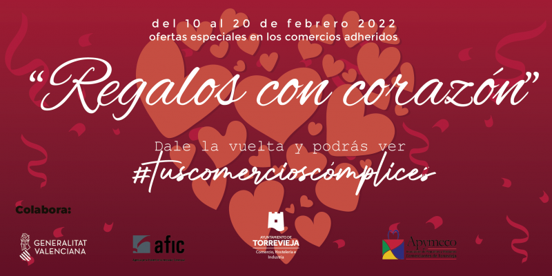 Torrevieja pone en marcha la campaña 'Regalos con corazón' por San Valentín