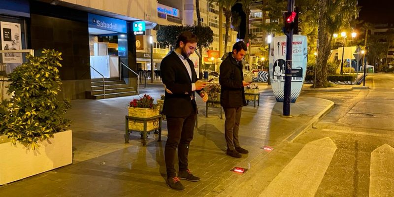 Torrevieja instala un proyecto piloto de ayuda a los peatones