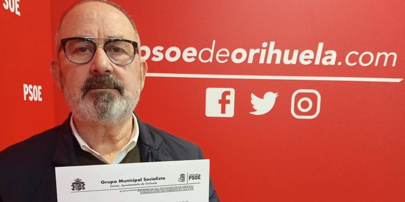 El PSOE de Orihuela pide una reunión de la junta local de Seguridad