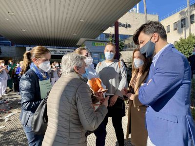 C's Orihuela se reúne con las trabadoras de la limpieza del Hospital Vega Baja