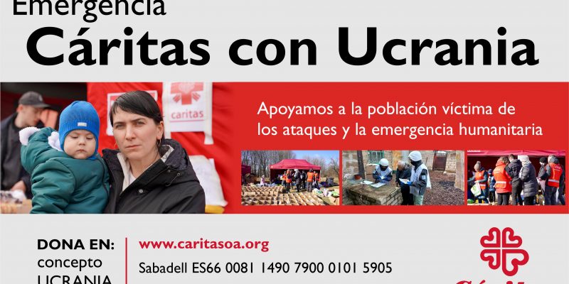 Cáritas de Orihuela-Alicante capta fondos para apoyar la labor en Ucrania