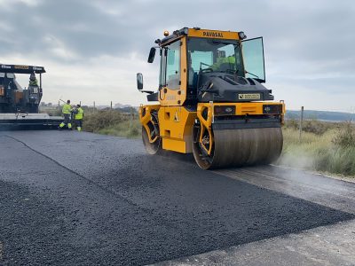 Comienzan las obras de pavimentación de un camino en La Mata