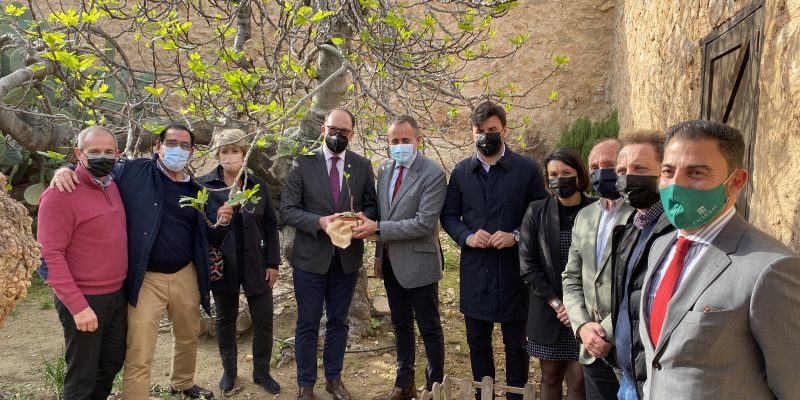 Orihuela obsequia a La Moncloa con un esqueje de la higuera de Miguel