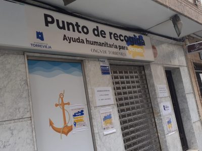 Torrevieja indica un nuevo horario del punto de recogida de ayuda humanitaria para Ucrania