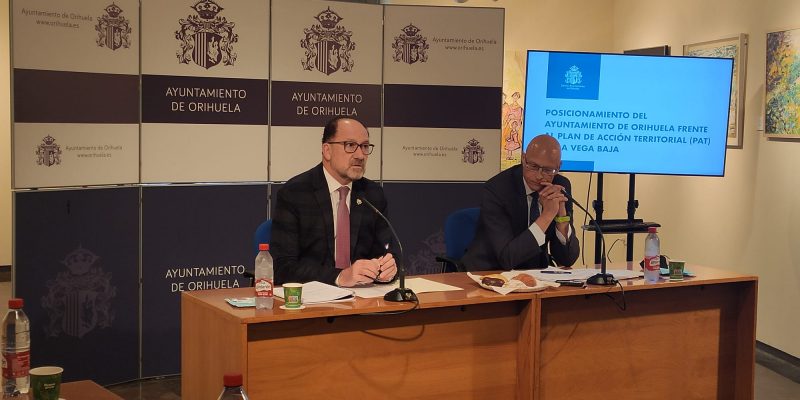 El Ayuntamiento de Orihuela exige la retirada en su totalidad del PAT