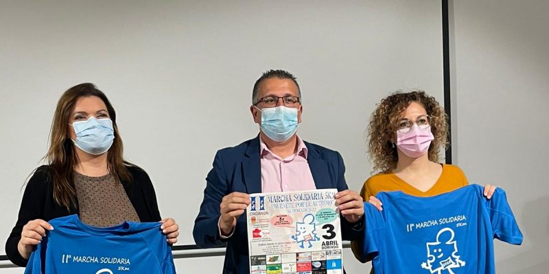 Almoradí presenta la II Marcha de Autismo que se realizará el 3 de abril