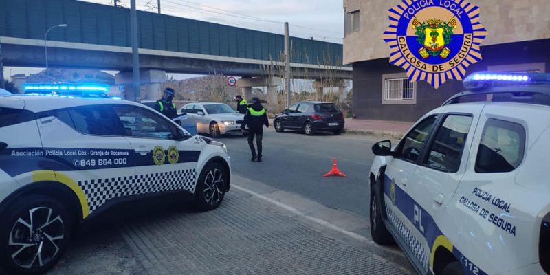 La Policía Local de Callosa realiza 5 detenciones en una semana