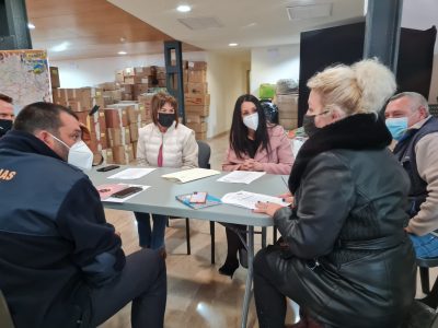 Orihuela y el colectivo ucraniano coordinan el traslado de productos donados