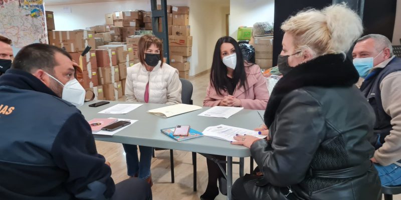 Orihuela y el colectivo ucraniano coordinan el traslado de productos donados