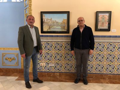 El pintor Mario Gómez expone en el Palacio Sorzano de Tejada de Orihuela