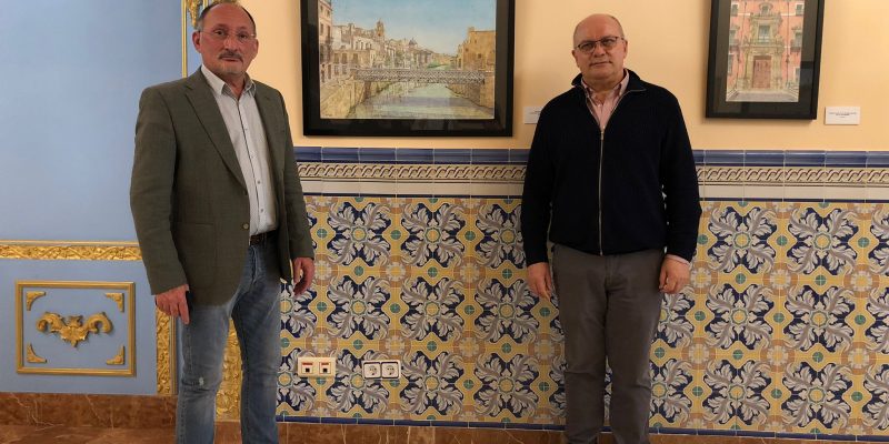 El pintor Mario Gómez expone en el Palacio Sorzano de Tejada de Orihuela