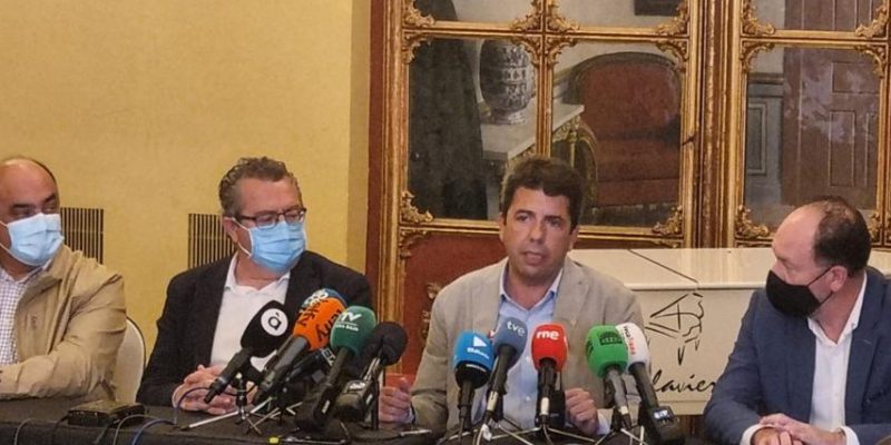 Mazón: "La moción de censura de Orihuela responde a intereses partidistas"