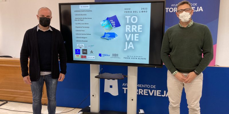 Presentan la XXIV Feria del Libro de Torrevieja que será del 9 al 18 de abril