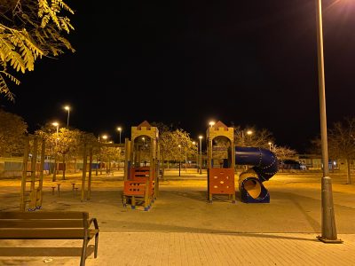 Inauguran el alumbrado público en dos parques de Torrevieja