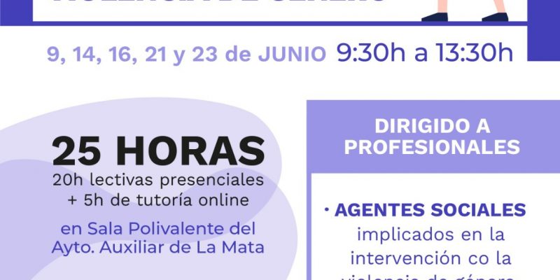 Torrevieja organiza un curso en atención a víctimas de violencia de género