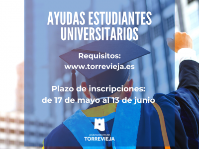 Torrevieja abre el plazo de solicitudes para ayudas a jóvenes universitarios