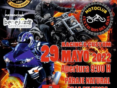 Benejúzar celebra el XVII Motoalmuerzo en la zona de ocio de 'La Pilarica'