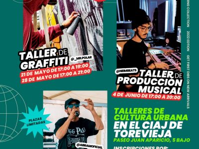 El sábado comienzan en Torrevieja los talleres de cultura urbana