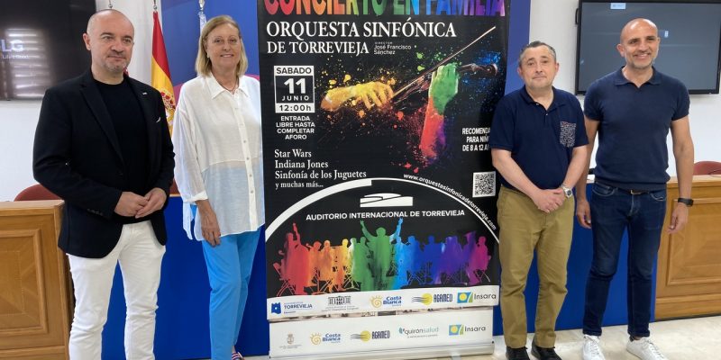 La Orquesta Sinfónica de torrevieja ofrecerá el primer concierto en familia