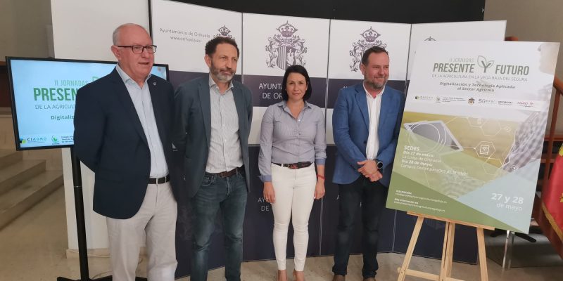 Presentan las Jornadas sobre el presente y futuro de la agricultura en la Vega Baja