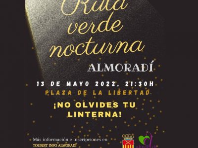 Almoradí celebra su famosa 'Ruta Verde Nocturna'
