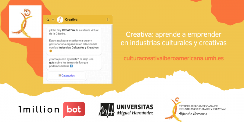 La Cátedra IARICC lanza el primer asistente virtual en industiras culturales y creativas