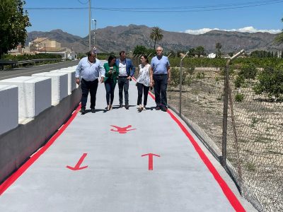 Finaliza la primera fase del carril ciclo-peatonal entre Orihuela y Hurchillo