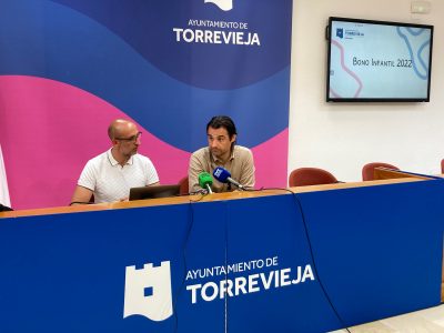 Torrevieja presenta el Bono Infantil de ayudas a niños de 0 a 3 años