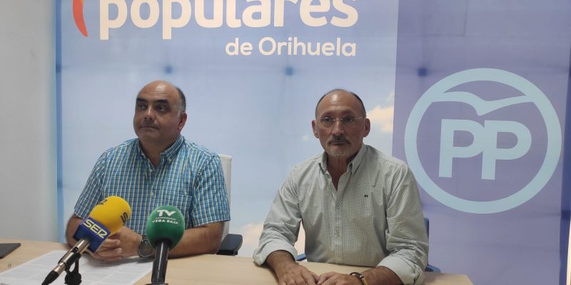 El PP critica al gobierno de Orihuela por dejar perder subvenciones