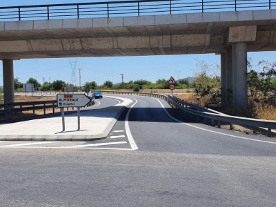 Mejoran el drenaje de la confluencia de la CV 91 con la Ronda de Orihuela