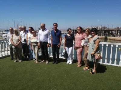La vicelacaldesa de Torrevieja recibe al alcalde de Faleria