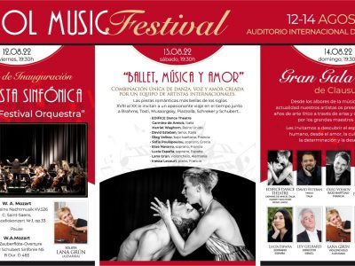 El III Festival 'Sol Music Festival Torrevieja' tendrá lugar del 12 al 14 de agosto