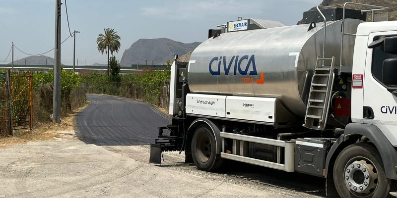 Callosa inicia el asfaltado de distintos caminos rurales del municipio