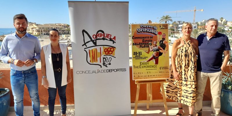 Todo listo para el Campeonato de España de Balonmano Playa en Orihuela