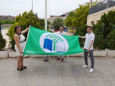 El colegio de Hurchillo recibe la Bandera Verde de Medio Ambiente